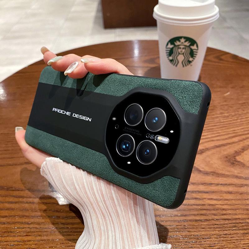 Huawei Mate70pro Porsche Suede Leather Case Business 50 Is Suitable for Mate60P Drop Protection Case