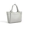 Soft Lichee Pattern Leather Handbags Ladies Versatile Retro Style Genuine Leather Tote Bag Large Capacity Shoulder Shopping Bags