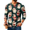 Men's Casual Loose Fit V-Neck Top