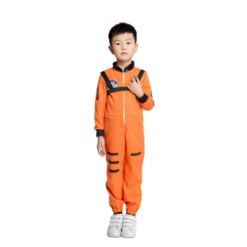 Halloween Spacesuit Performance Costume Children's Day Cosmonaut Pilot Child Firefighter Costume Peter Pan