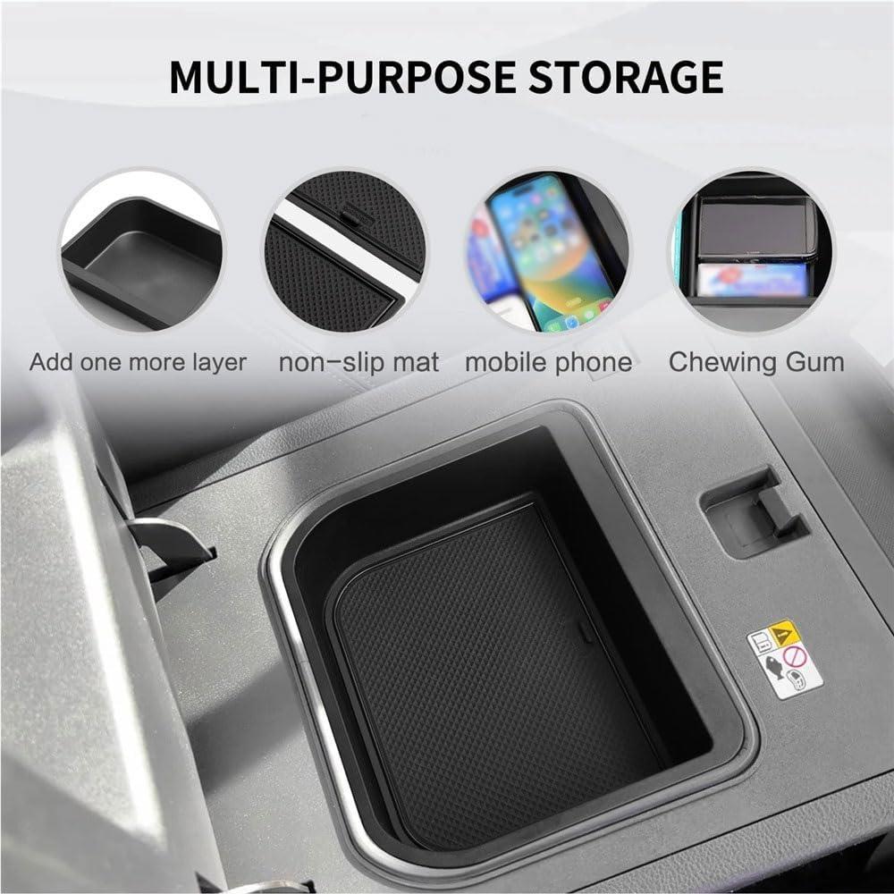 Armrest Storage Box Tray For Toyota Land Cruiser Prado 250 Lexus GX 550 2024-25