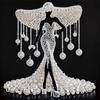 5D DIY Teilweise Speziell Geformter Bohrer Diamant Malerei Set Elegante Dame Dekoration