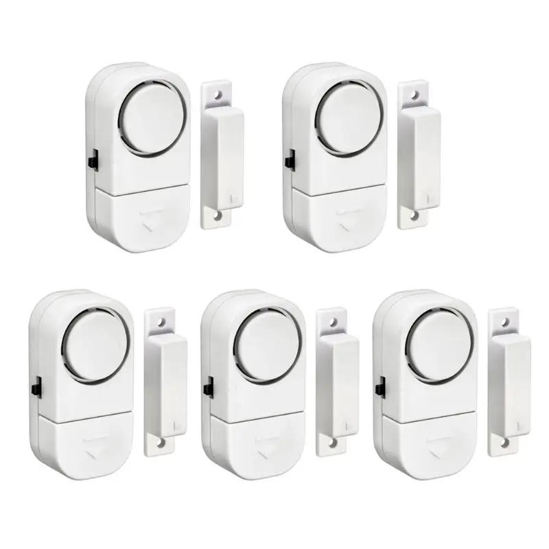 1/2/4/5/8/10 stk Trådløs vindusdør Innbruddssikkerhetsvarsel Alarmsystem Magnetisk sensor 90dB