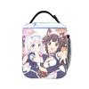 NEKOPARA  Lunch Bag For Unisex  Designer Lunch Box Leisure School Cooler Bag Portable Zipper Oxford Tote Food Bags