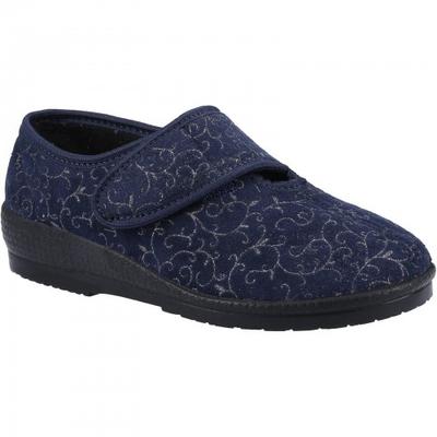 Womens/Ladies Geraldine Extra Wide Slippers