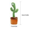 Kids Adult USB Electric Singing and Dancing Recording Repeater Cactus Plush Funny Decompression Toys Party Games & Activities