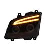 Jiefang JH6 LED Headlight Assembly: Super Bright Dual Lens with Daytime Running Lights & Flowing Turn Signals