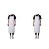 OEING White PVC Waterproof Work Apron
