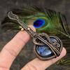 Sodalite Handmade Copper Wire Wrap Jewelry Pendant 3.94 A9e80
