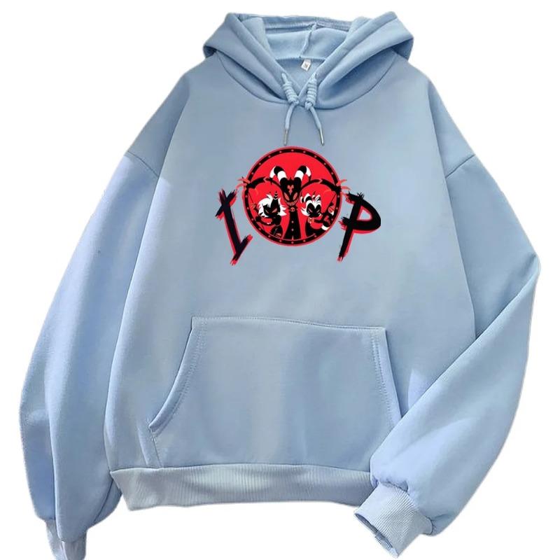 Mikiny Helluva Boss Anime Mikiny IMP Crew Muži Sudadera Komiksy pro dospělé Pulovry Zimní Mikiny Fleece Oblečení Mikiny a mikiny Pánské