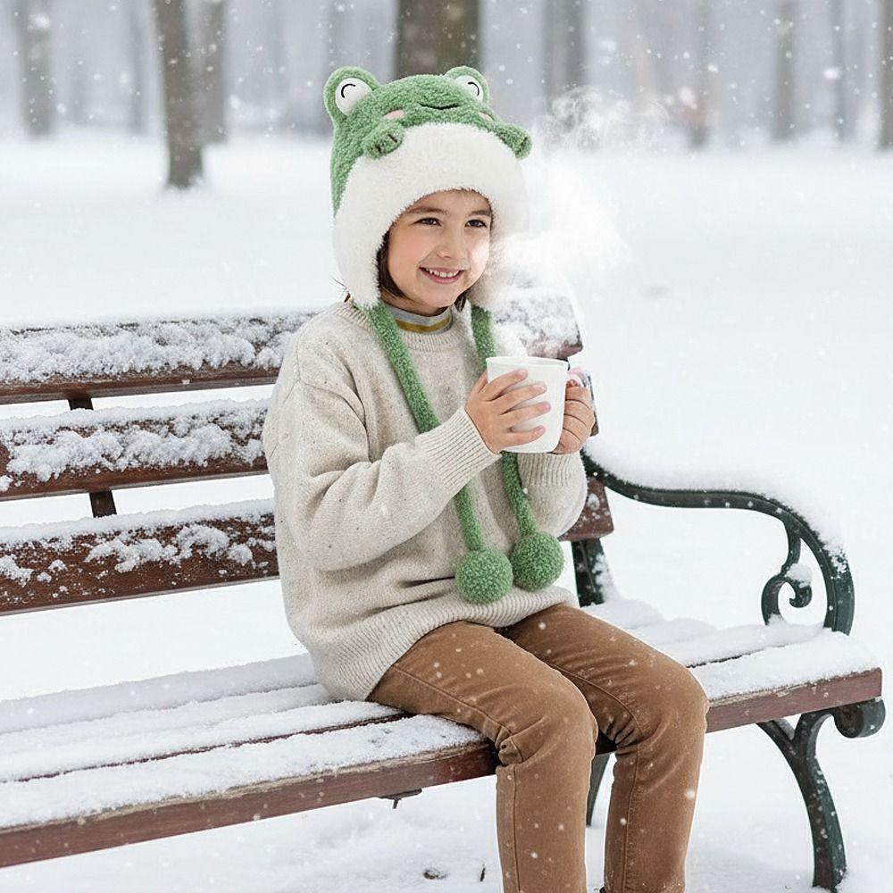 Thermal Kids Hat Cold Proof Warm Hat Fashion Ear Protection Hat Autumn Winter