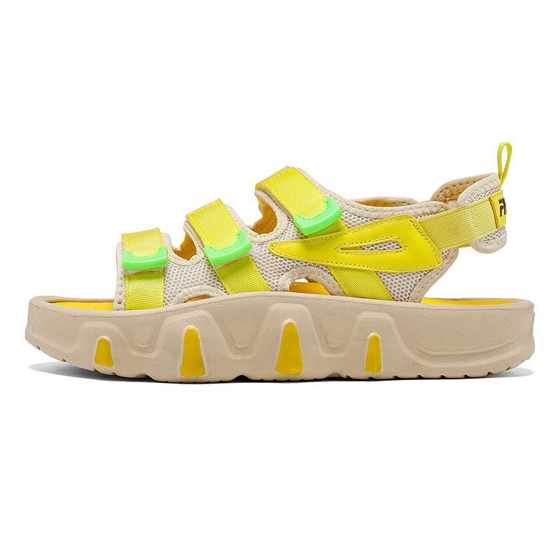 Fashion 2024 Summer Trendy Green Couples Shoes Men's Beach Shoes  Women's Chunky Sandal Lightweight Peep-Toe Shoes Zapatos Para Mujeres