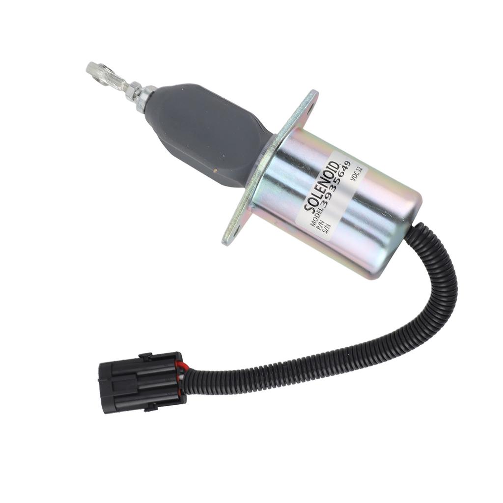 Flame Out Solenoid Valve Replacement Metal High Accuracy Sensitive Engine Stop Solenoid Valve 12V