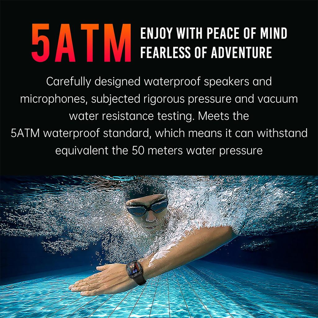 KT83 1,8 Zoll Outdoor Smartwatch mit Taschenlampe Gesundheitsmonitor Bluetooth-kompatibel Anrufe Armbanduhr