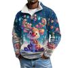 Spring And Men's Standing Collar Sweatshirt Is Outdoor Casual Sweaters Tops
