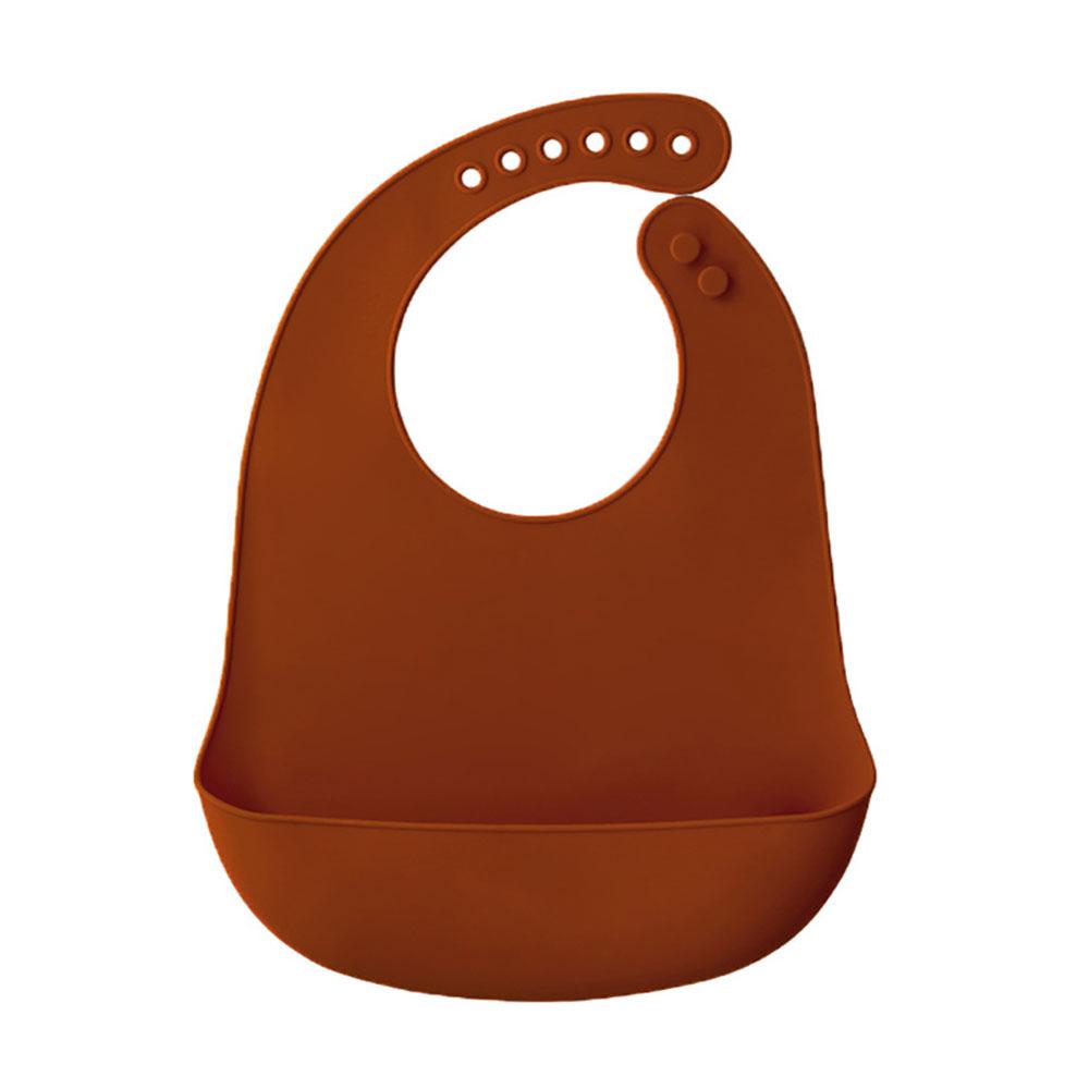 Silicone World Waterproof Silicone Bibs Baby Kids Stuff Kids Bib Aprons Girl Boy Adjustable Soft Silicone Bib Baby Feeding Stuff