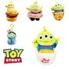 Disney Toy Story Alien Plush Doll Pendant Doughnut Hamburger Keychain Kid Gift