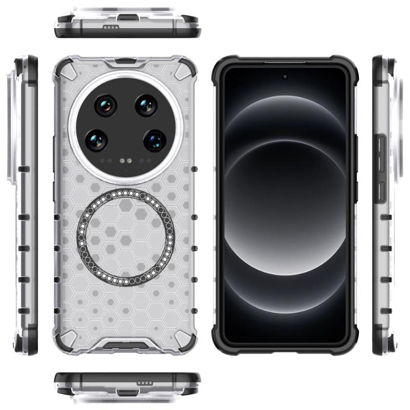 Pentru Xiaomi 14 Ultra 5g Husă de Telefon cu Inel Magnetic pentru Spate Inel Magsafe Încărcare Wireless Protecție Obiectiv Huse cu Acoperire Rezistente la Șocuri