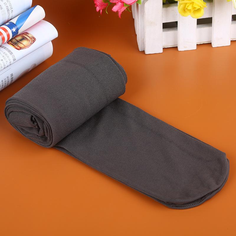 Collant Caldi Sexy Color Caramella da Donna 120D Velluto Senza Cuciture Primavera Estate Elastici Grandi Calze Lunghe
