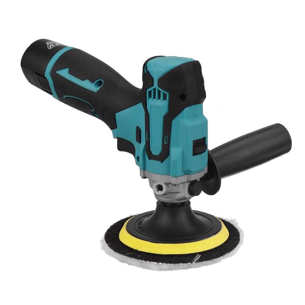 12V Portable Cordless Electric Car Polisher Machine Car Polishing Cleaner Adjustable 5 Speed Rechargeable
