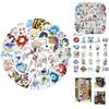 50pcs Genshin Impact Waterproof Stickers Reusable Adhesive Decoration