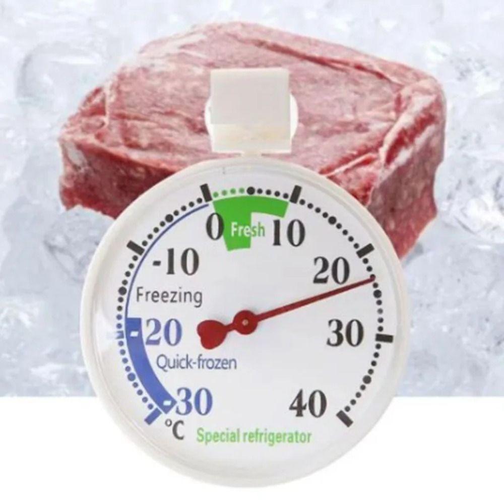 ABS Refrigerator Thermometer with Suction Cup -30~40 ℃ Refrigerator Freezer Thermometer Fridge Refrigeration Temperature