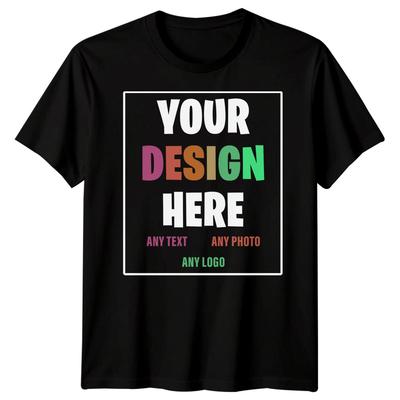 Custom Personalized T-Shirt - Your Design Here - Any Text Photo Logo Unisex Tee