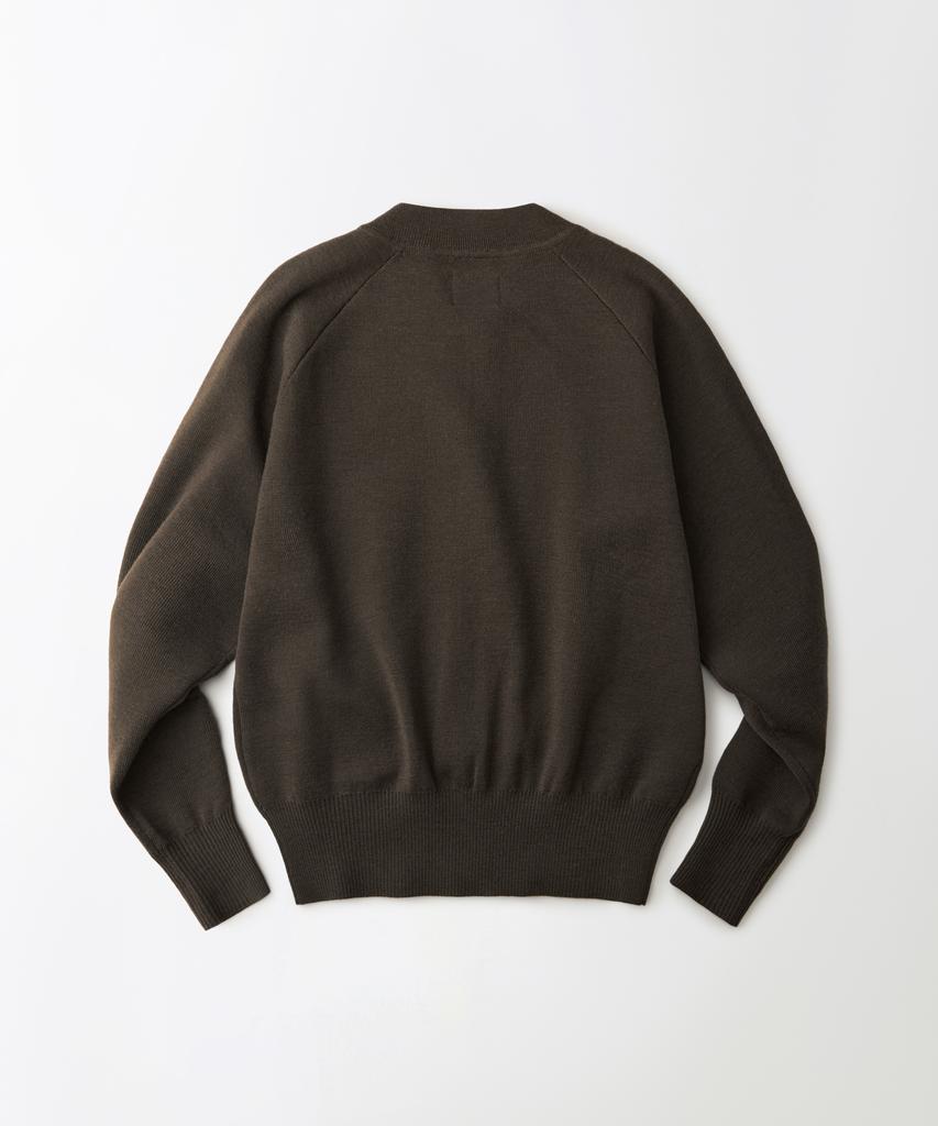OUTSTANDING Usaaf Type C-2 Wool Sweater_Khaki Brown