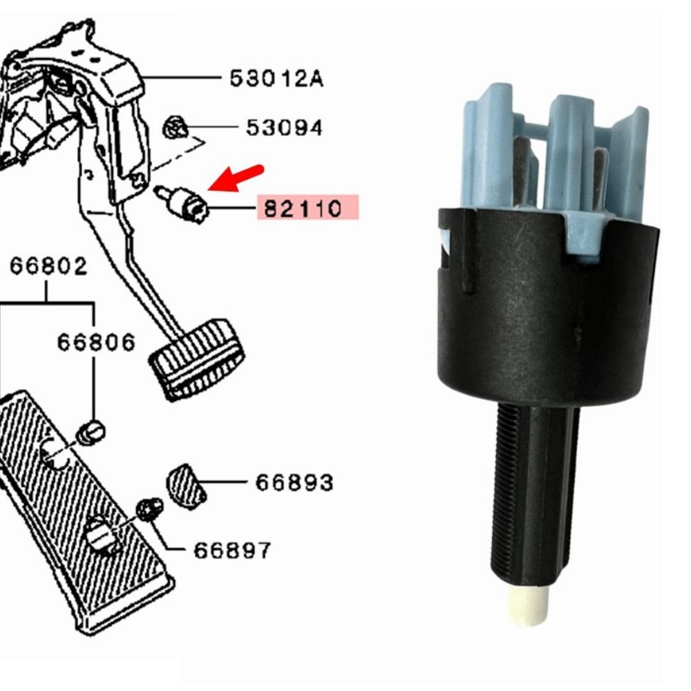 Brake Light Switch 8614A183 For Mitsubishi Pajero Outlander Lancer