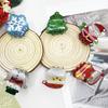2024 Christmas Santa & Snowman Acrylic Hair Clips: Santa, Snowman, Sock, Christmas Tree, Snowflake Design
