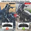For Harley Touring 2014-later Electra Glide Inner Fairing Air Duct with Door Button Bezel Matte Black ABS Car Accessories