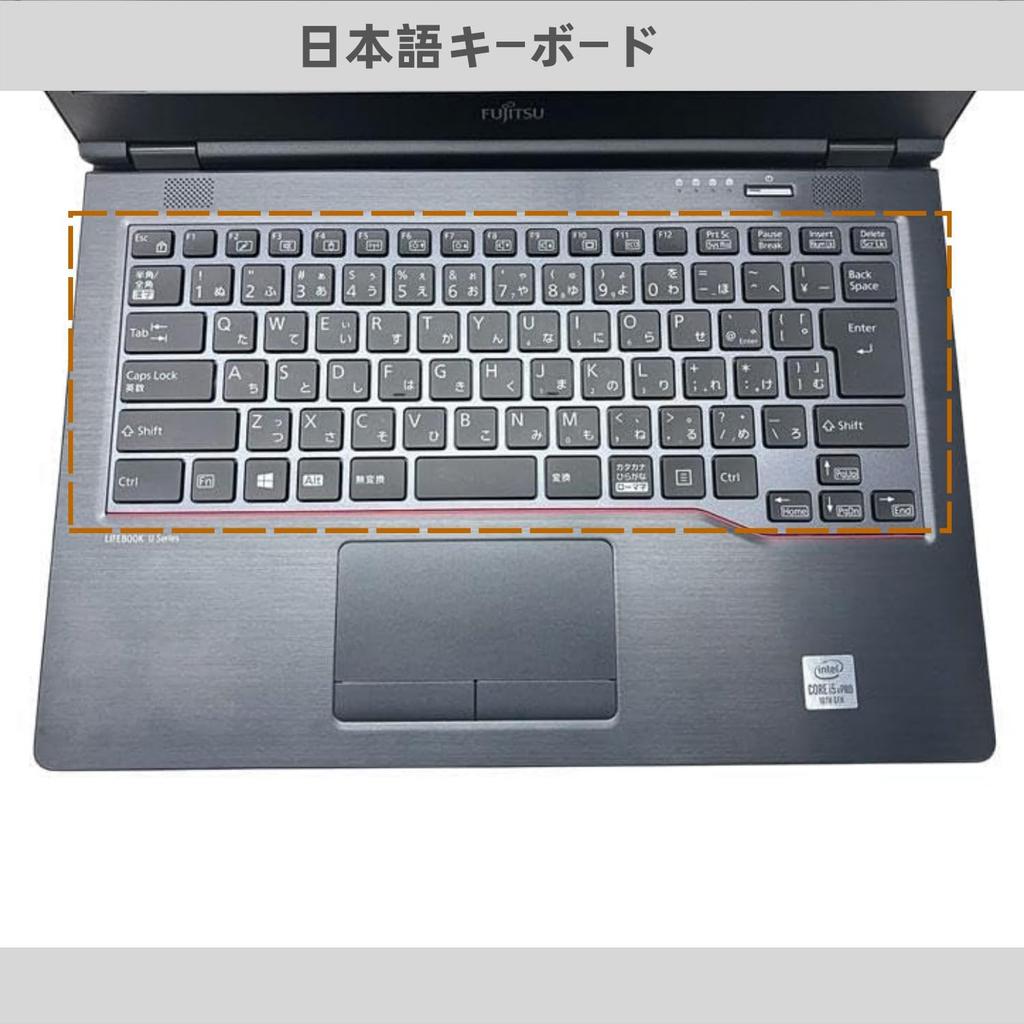 Refurbished Fujitsu LIFEBOOK U7410 10th Generation Core Slim Windows 11 MS Office PC 256GB Laptop, i5-10310U, Design, & 2019, Built-in Webcam, 14-inch