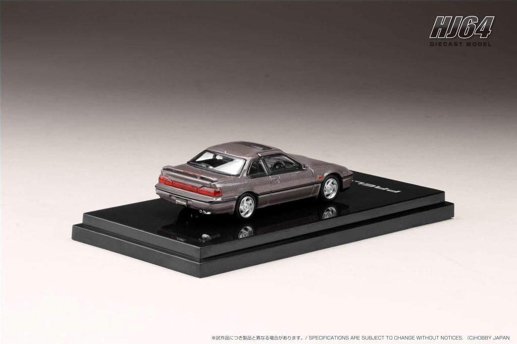 Hobby Japan HJ64 Scale Honda Prelude SI TCV Pewter Gray Metallic Finished Model HJ643002GM (HobbyJAPAN) 1/64 (BA5)