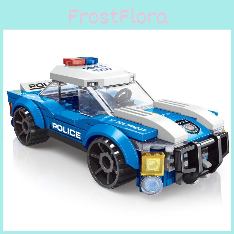 Police City Series Car Plastic Building Blocks Toy For Children Play Creative