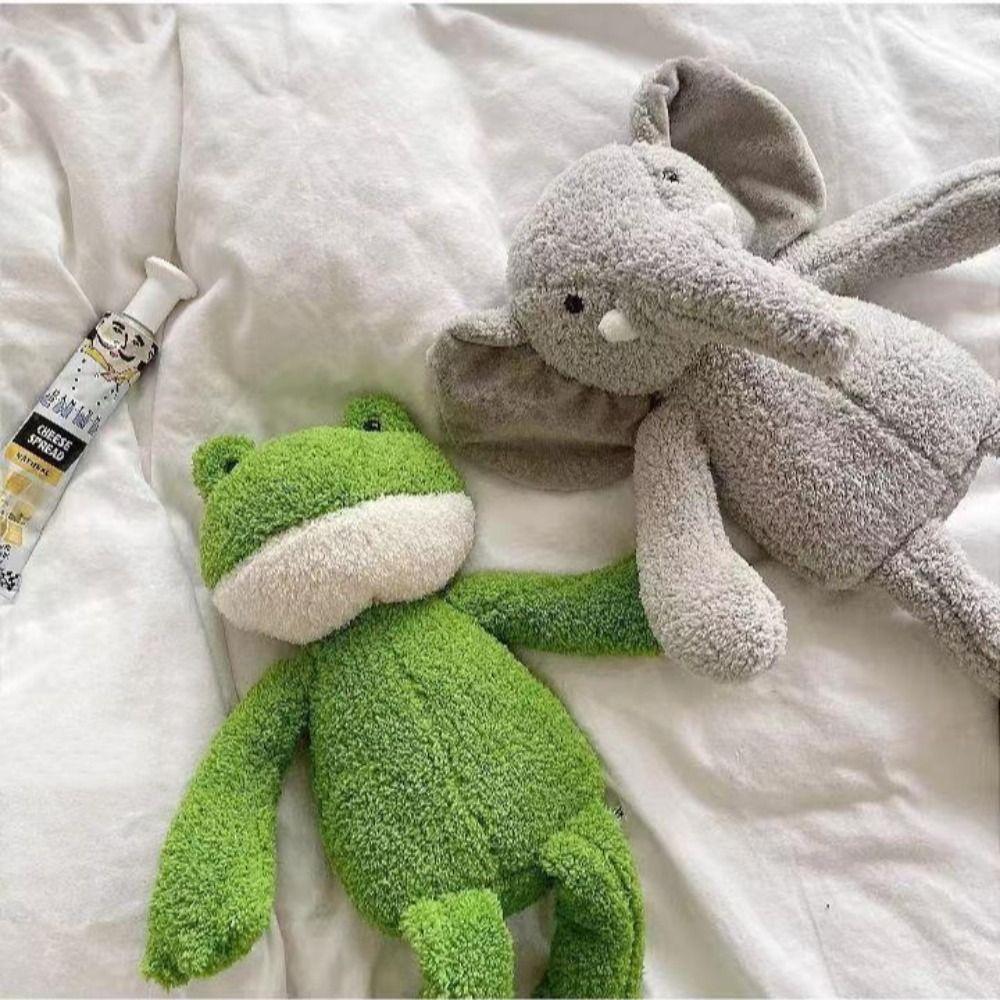 Rabbit Duck Elephant Panda Plush Cute Bunny Long Legs Frog Doll Baby Appease Toy