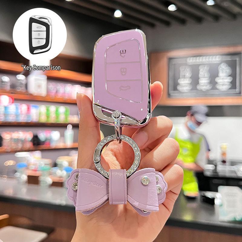 JAC Car Key Cover for Jiayue A5, X4, X7, iC5, iEVS4/7S/T8, Ruifeng S4/S7/M6.
