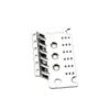 Electric Guitar 6 String Tremolo Bridge Plate Alloy Texture with Finish and Easy Installation Bridge Gasket Shims Pad