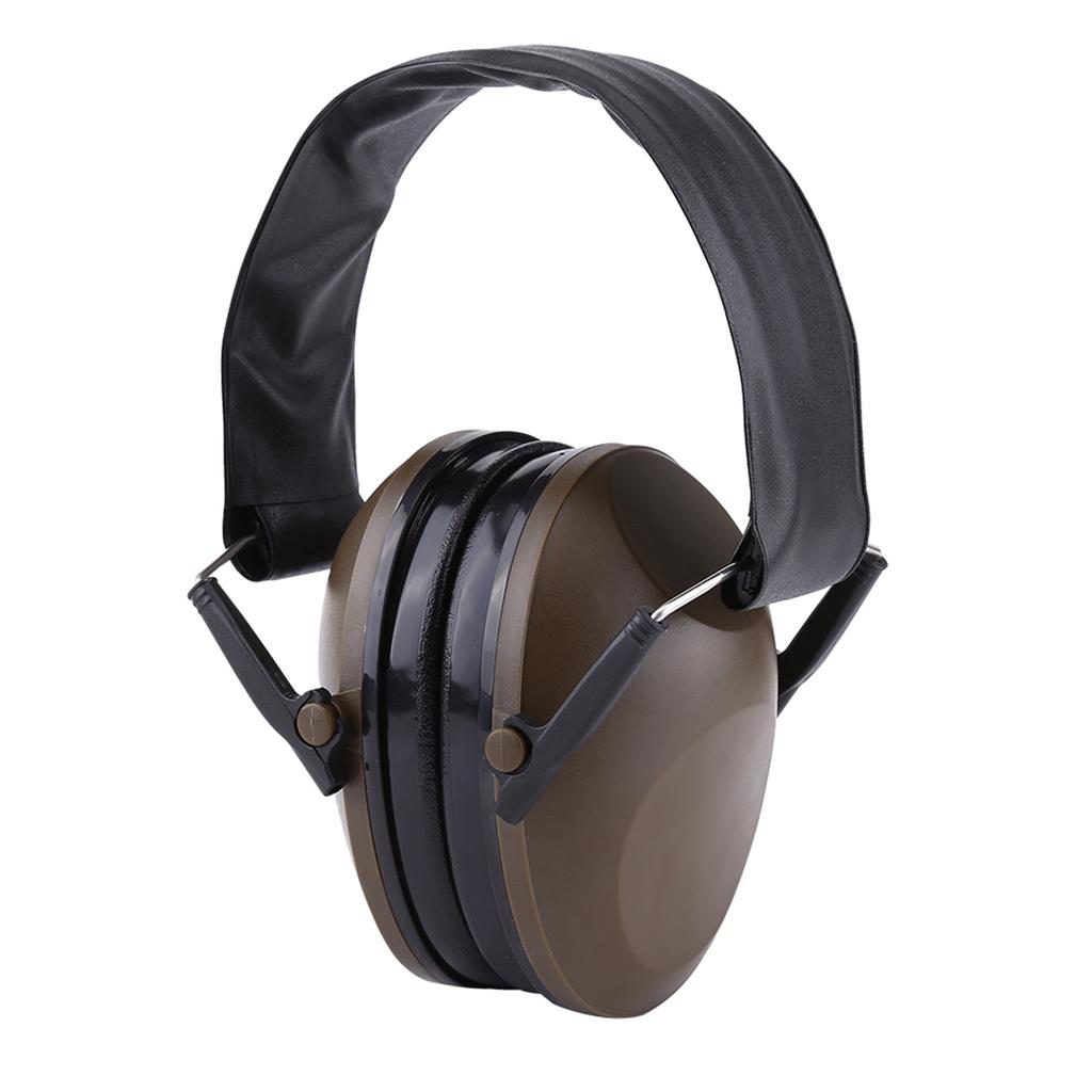 Protection Noise Reduction Earmuff Ear Muff for Industrial Noise Reduction (Brownish Green)