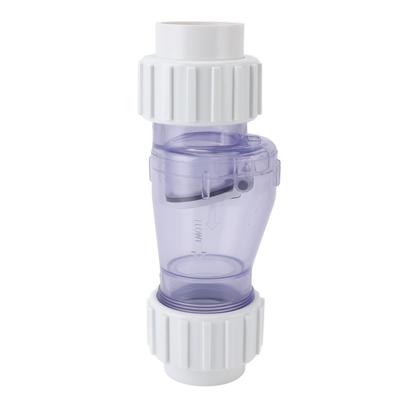Pool Check Valve Professional 1.5 Inch Transparent Swimming Pool Check Valve Swimming Pool