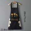 Universal apron with large pockets for men and women, suitable for restaurant/gardening/kitchen/café/fast food restaurant, chef/