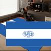 1PC Blue And White Queens Park Floor Mat for Living Room, Game Rooms, Office, Bedroom, Office Floor Mat Playful Design, Christmas fan gifts
