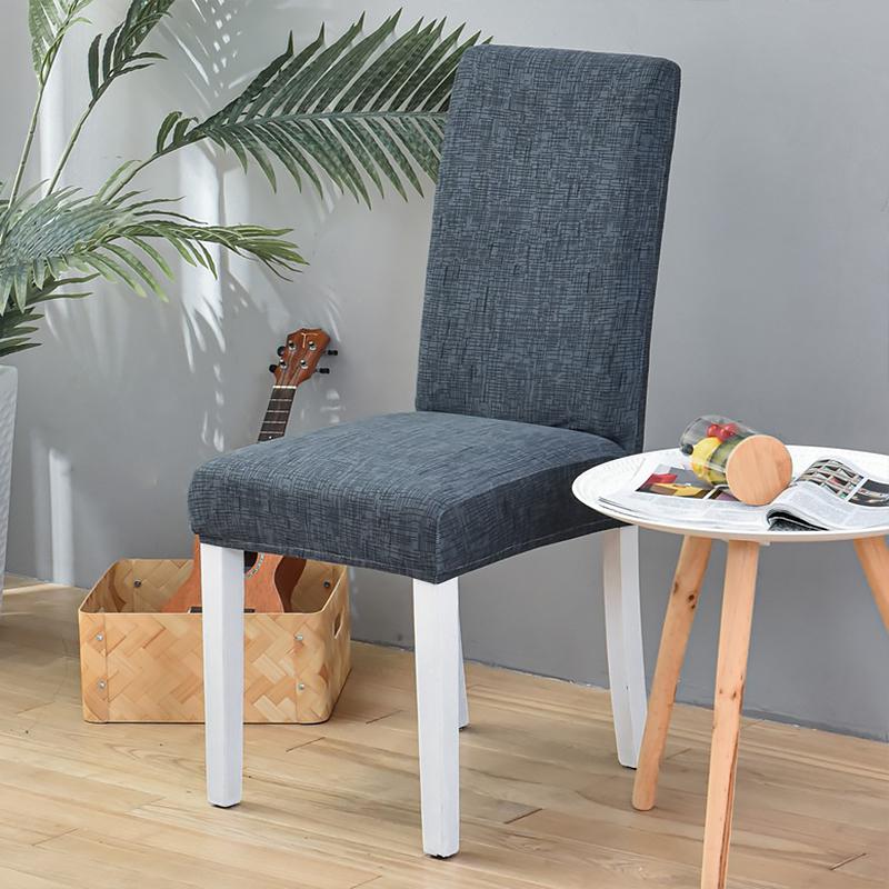 Dining Room Chair Covers Set, Stretch Printed Parsons Chair Slipcovers Spandex Removable Washable Kitchen Chair Protector Cover for Dining Room, Hotel