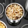304 Stainless Steel Bamboo Lid Storage Box Suitable for Storing Grains Nuts Snacks Fruits Freshness Kitchen Storage Containers
