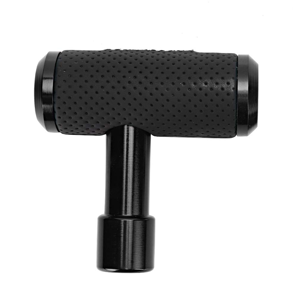 Universal T-Car Shift Gear Knob - Replaces Manual/Auto Gear Shifter (Black)