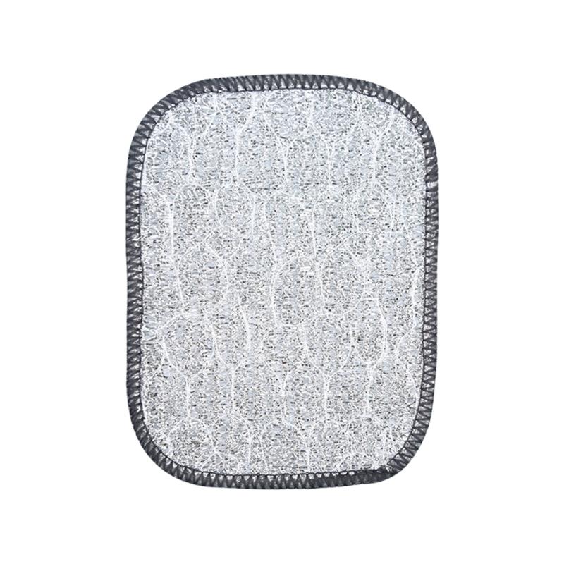 Металлическая мочалка для мытья посуды Многоцелевая губка для стойких пятен Безопасна для поверхностей посуды 1