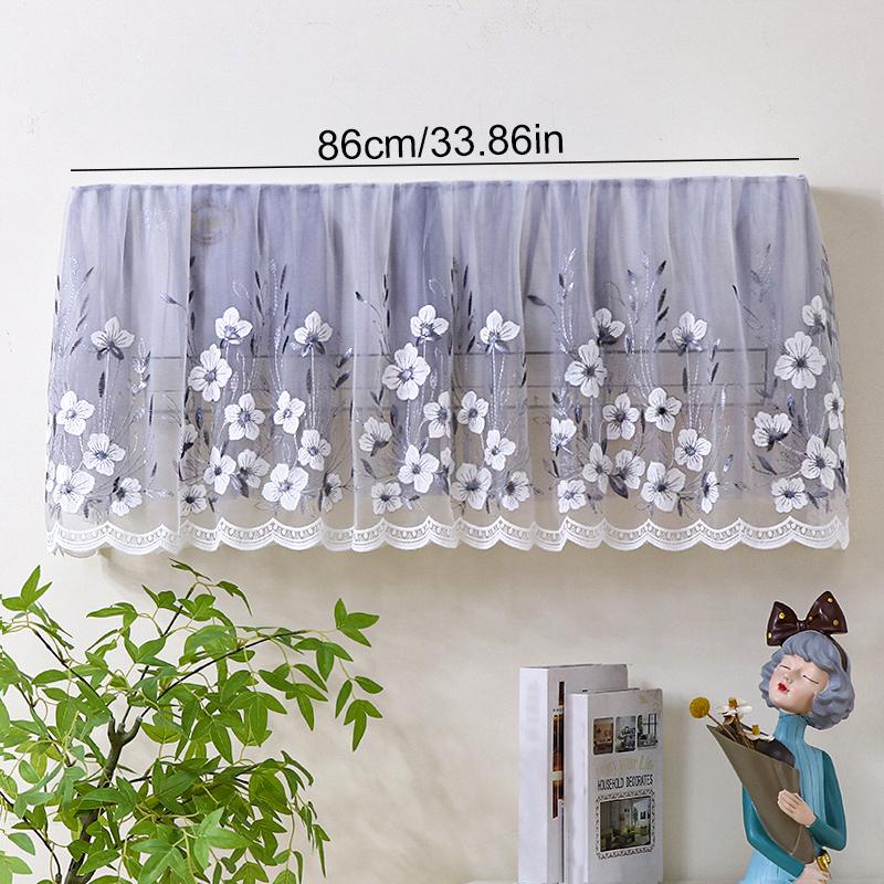 

1PC Air Universal Cover No-Removal Conditioner Indoor Dustproof Compatible Shield Breathe Wind Washable 86/87-92cm 86cm серый