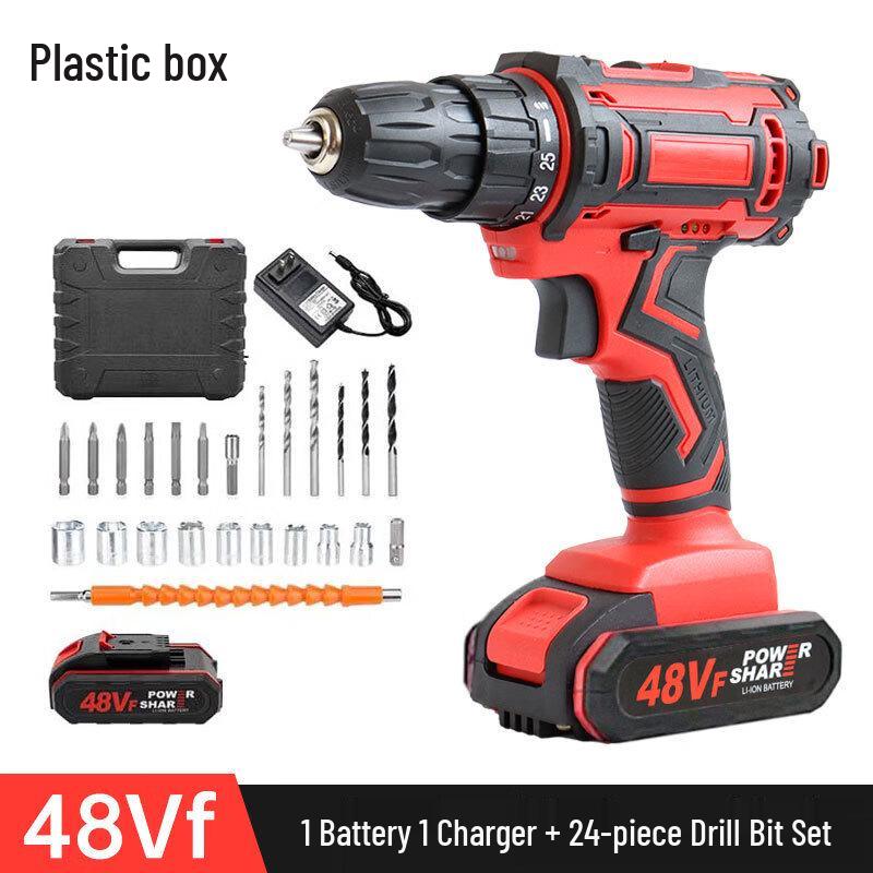 

Lanmo Cordless Dual-Speed Lithium Electric Drill CN plug (adapter included)