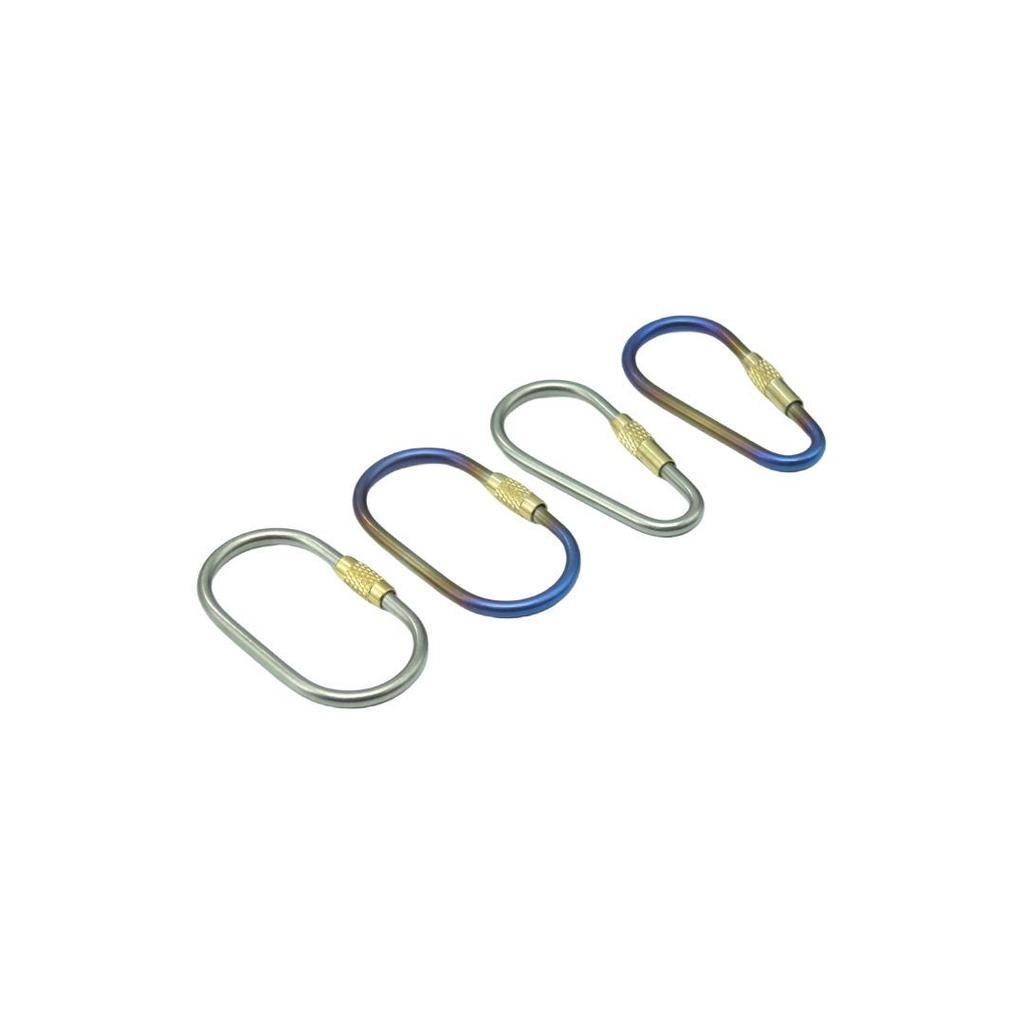 Titanium Legering Karabinier Vergrendelingshaak voor Kamperen en Backpacken