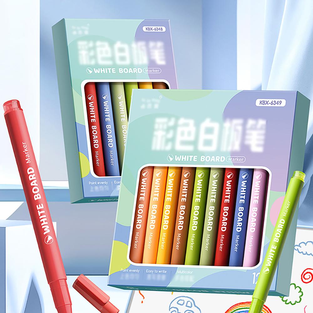 Colored whiteboard pens can be used to erase student blackboard drawing board pens, and marker pens are easy to erase