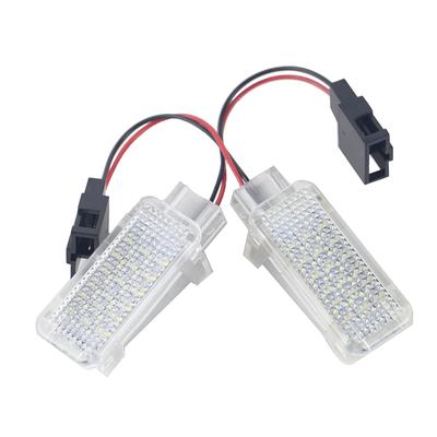 1 paio di luci di cortesia per portiera auto a LED, proiettore laser con logo, lampada per vano piedi, bagagli, per VW/SKODA, Lambo, luci per lo styling dell'auto